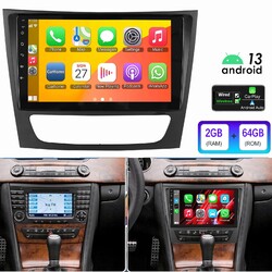 Für Benz CLS E-Class W211 W219 Carplay Autoradio GPS Navi WIFI SWC Android 2+64G