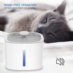 Haustier Trinkbrunnen - Automatisch 3L Wasserspender für Katzen Hunde mit LED