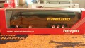 Herpa/Schlüter: Scania 143 M 500, Freund, HF, Frechen Gardinenplane Sattelzug