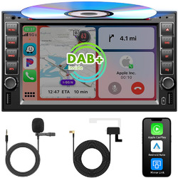 6.2'' Auto-Stereo-CD-DVD-Player Wireless Carplay Android Auto mit DAB+ RDS Radio
