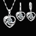 Damen Halskette Herz 925 Sterling Silber Anhänger Kette Schmuck Frauen Geschenk