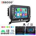 7" Android 14 Carplay Autoradio 2+32GB GPS NAVI KAM Für Audi TT MK2 8J 2006-14