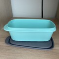 Tupperware Eidgenossen Behälter Vorrat 500 Ml Türkis/grau Neu