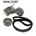 1x SKF Keilrippenriemensatz 237024 u.a. für Seat Skoda VW | VKMA31207