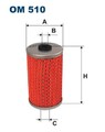 Filtron OM 510 Ölfilter für MERCEDES-BENZ PUCH Schmierung