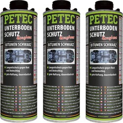 3L PETEC UNTERBODENSCHUTZ 73110 BITUMEN SAUGDOSE ROST STEINSCHLAG-SCHUTZ SCHWARZ