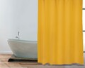MSV Premium Anti-Schimmel Textil Duschvorhang - Anti-Bakteriell, waschbar, Gelb