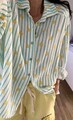 Bluse Musselin Weiß Türkis Gelb Blümchen Neu Oversize 36 38 40 