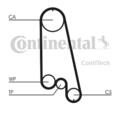 Continental Ctam CT874 Zahnriemen für Opel Ascona C CC Daewoo Kalos Chevrolet