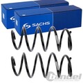 2X SACHS FAHRWERKSFEDERN VORNE PASSEND FÜR FORD FIESTA LINKS+RECHTS