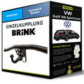 Abnehmbare Anhängerkupplung für VW Golf VII Sportsvan 14-20 Typ AM1 Brink NEU