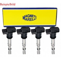 4x MAGNETI MARELLI Zündspulen für Audi A4 8EC B7 2.0 1.8 T 8E2 B6 8ED 8E5