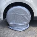 2 x XL Radabdeckung Reifenabdeckung Radschutzhülle Wohnwagen Wohnmobil Anhänger.