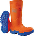 DUNLOP Gummistiefel Purofort FieldPro Thermo Full Safety, Farbe orange-blau  Gr.