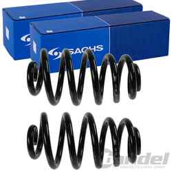 2X SACHS FAHRWERKSFEDERN HINTEN PASSEND FÜR AUDI A4 LINKS+RECHTS