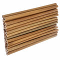 30x Natürliches Bambus Stroh Holz Heim Geschirr Zum Selbermachen Holzprojekt Musikinstrument