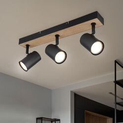 Deckenleuchte Deckenlampe Spotleiste Küchenlampe 3 flammig Strahler verstellbar