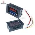 DC 100V/10A Voltmeter Ammeter Blue + Red Dual LED Digital Volt Amp Meter Gauge