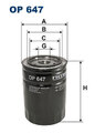 FILTRON OP 647 Filter, Arbeitshydraulik für AGRALE,DEUTZ-FAHR,FENDT,FORD,IVECO,K