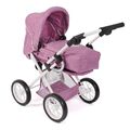 Bayer Chic 2000 Kombi-Puppenwagen LENI Jeans pink TOP