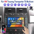 Für VW T5 Multivan Transporter 6+128G Android 14 Autoradio Carplay GPS AM FM KAM