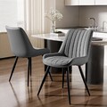 2er Esszimmerstühle Esszimmer Sessel Stuhl Set Küchenstuhl Metallbeinen Modern