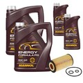 FEBI BILSTEIN Ölfilter 12L MANNOL Energy Formula PD 5W-40 für Mercedes-Benz