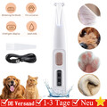 Profi Hundeschermaschine Hundetrimmer Pfotentrimmer für Haustiere mit LED-Licht