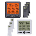 Wetterstation Farbdisplay Thermometer Hygrometer mit 3 Innen Außen Sensor DE