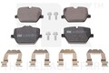 Bremsbelagsatz Scheibenbremse Hinterachse für BMW TOYOTA 2 Coupe 3 Touring 4