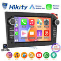 Carplay Android 13 Autoradio GPS Navi Kamera Für Opel Astra H Zafira B Corsa C D