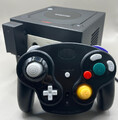 Nintendo GameCube Konsole Schwarz mit 2 Controller und Mario Kart Double Dash