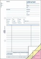 AVERY Zweckform Formularbuch 1721 Lieferschein mit Empfangsschein 3x 40 Blatt