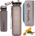 hydracy trinkflasche mit fruchteinsatz - 1l wasserflasche - bpa-freie trinkfl...