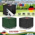 IBC1000L Container Wassertank Abdeckplane Thermohülle Schutzhülle Schutzhaube DE
