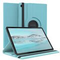 Für Samsung Galaxy Tab S6 Lite Schutzhülle 360° Grad Tablet Kunstleder Hellblau