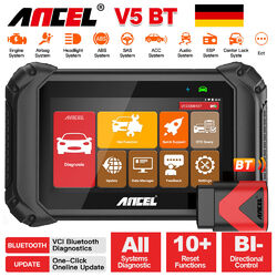 ANCEL V5 BT KFZ Diagnosegerät Auto OBD2 Scanner ALL SYSTEM Bi-Directional DPF DE