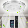 LED Deckenventilator Deckenleuchte Leuchte mit Fernbedienung Ventilator Dimmbar