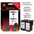 TINTEPATRONEN PG-545 CL546XL für Canon Pixma MG2450 2550 2950 TS 3150 3450 3550