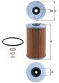 KNECHT Ölfilter OX 34D Filtereinsatz für MERCEDES PUCH W201 T2 W463 C123 MODELL