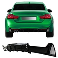 Heckdiffusor Sport schwarz hochglanz passend für BMW 4er F32 F33 F36 M Paket