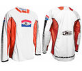 JT Racing Jersey Weiß Orange pro-Tour Motocross MX Shirt Retro Evo Klassisch Neu