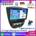 Carplay Autoradio Für Toyota Aygo Citroen C1 Peugeot 107 Android 14 32G KAM Navi