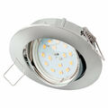 Einbau Strahler Set inkl LED Modul 5W warmweiß, Rahmen Leuchte schwenkbar SEBSON