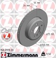 2x ZIMMERMANN Bremsscheibe 150.2919.20 für BMW