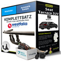 Für SEAT Tarraco SUV Typ KN2 Anhängerkupplung abnehmbar +eSatz 13pol 09.18-05.24