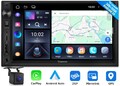 7" IPS Touchscreen 2DIN Android 14 Autoradio CarPlay GPS Navi WIFI DSP Bluetooth