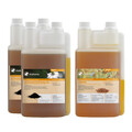 Makana Schwarzkümmelöl für Pferde 2 x 1000 ml + 1000 ml Leinöl Dosierflasche