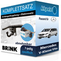 Für Mercedes V Vito 10- BRINK Anhängerkupplung abnehmbar + 7polig E-Satz neu