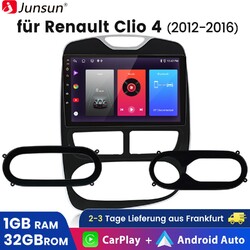 Für Renault Clio 4 2012-2018 1+32G Android14 Carplay Autoradio GPS Navi WiFi DAB